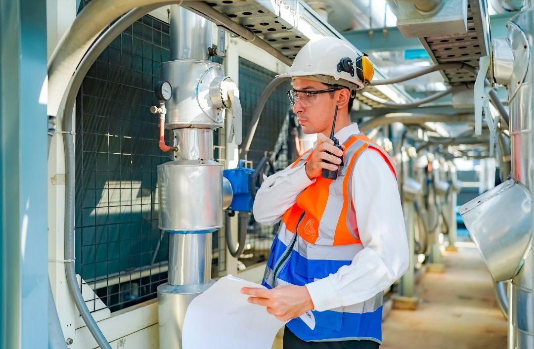 Mission-critical operations team monitoring data center systems inside a control room